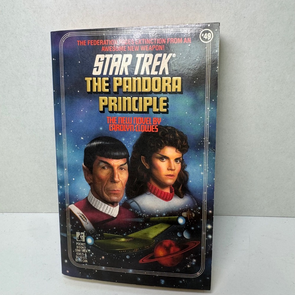 Star Trek: The Pandora Principle Carolyn Clowes Pocket Books #49 1990‎ Paperback